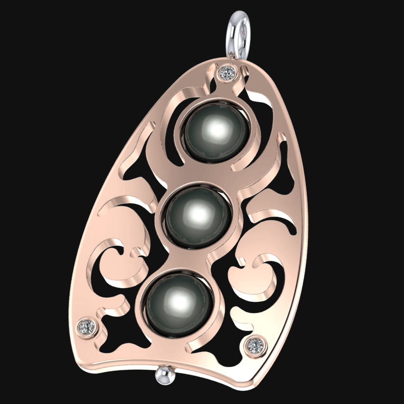 14k-rose-gold-3-pearl-pendant-bvw-jewelers-fine-engagement-rings-and-custom-designs-1 - BVW Jewelers - Fine Engagement Rings & Custom Designs