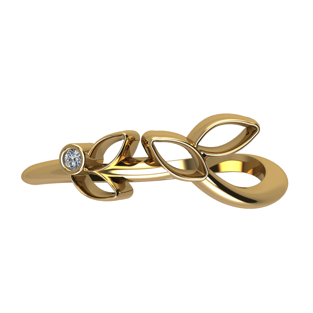 Bespoke Floral 5 Petals - BVW Jewelers - Fine Engagement Rings & Custom Designs