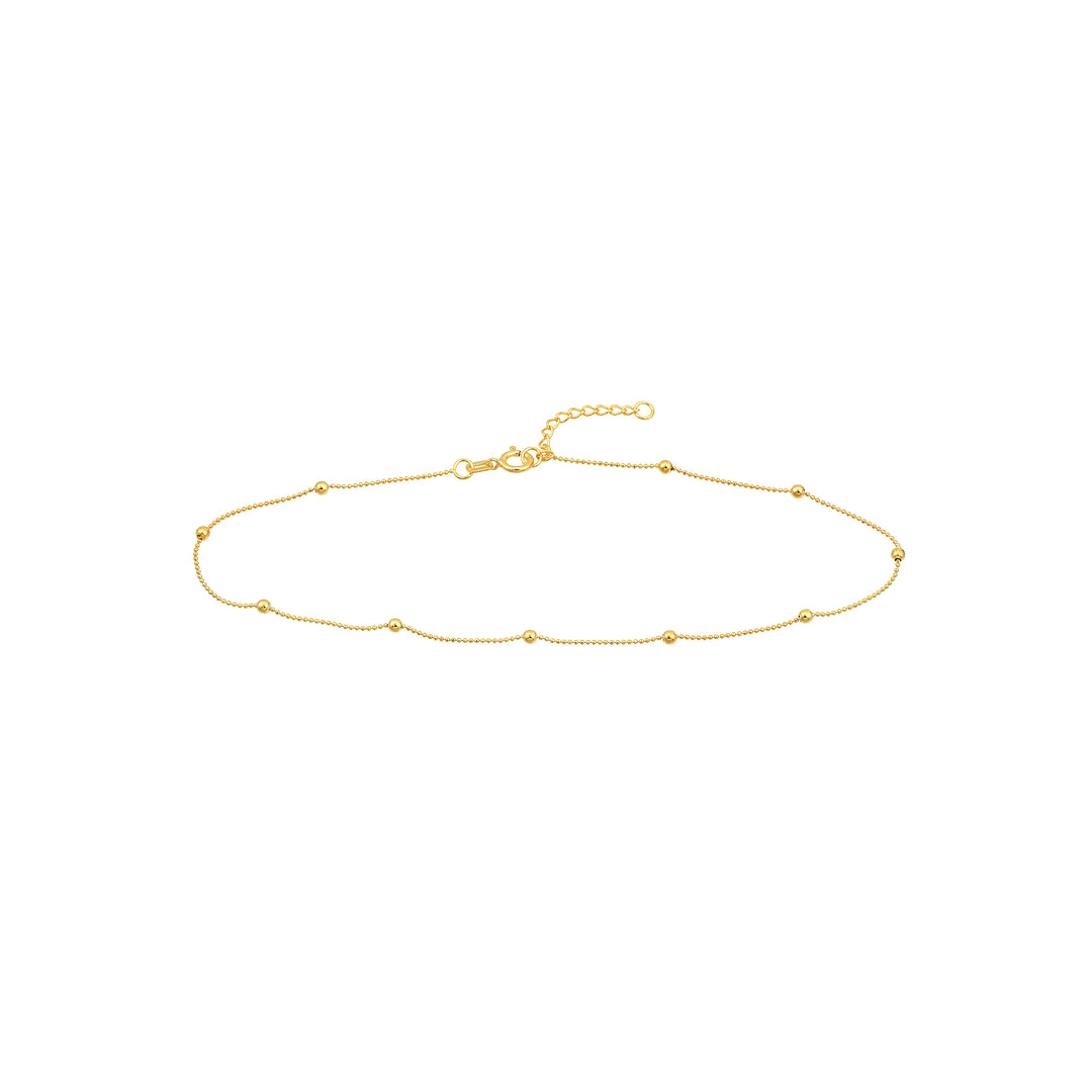 D/C Bead Stations Adjustable Anklet