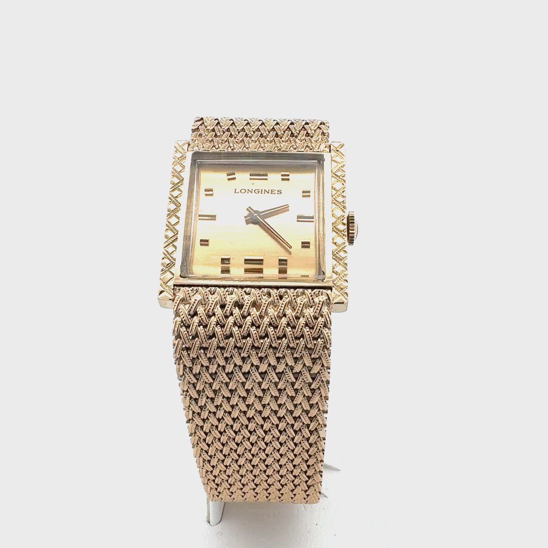 Vintage 14K Yellow Gold Longines Watch
