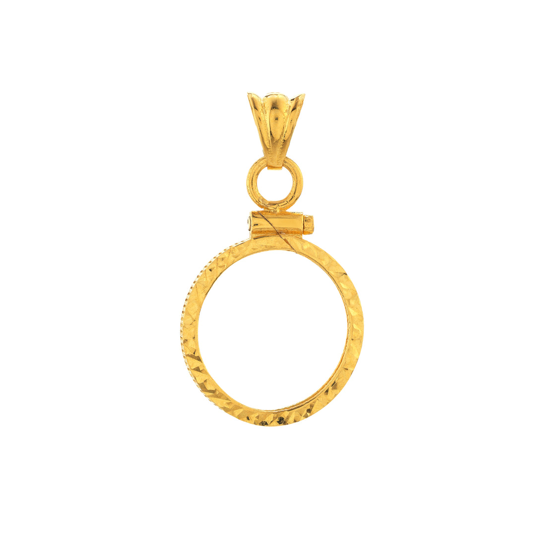 Australian Kangaroo 1/10 Oz Diamond Cut Bezel