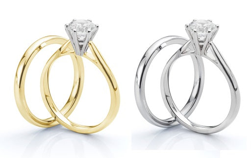 White Gold Plated: Transforming Yellow Gold into a Stunning White Gold Piece - BVW Jewelers - Fine Engagement Rings & Custom Designs