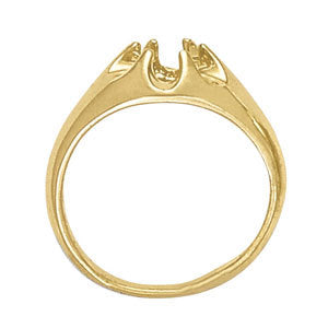 1 CT Platinum Round Diamond Mens Solitaire Ring