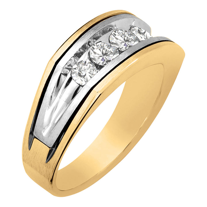 14K White Gold 1 CT Diamond Fashion Ring