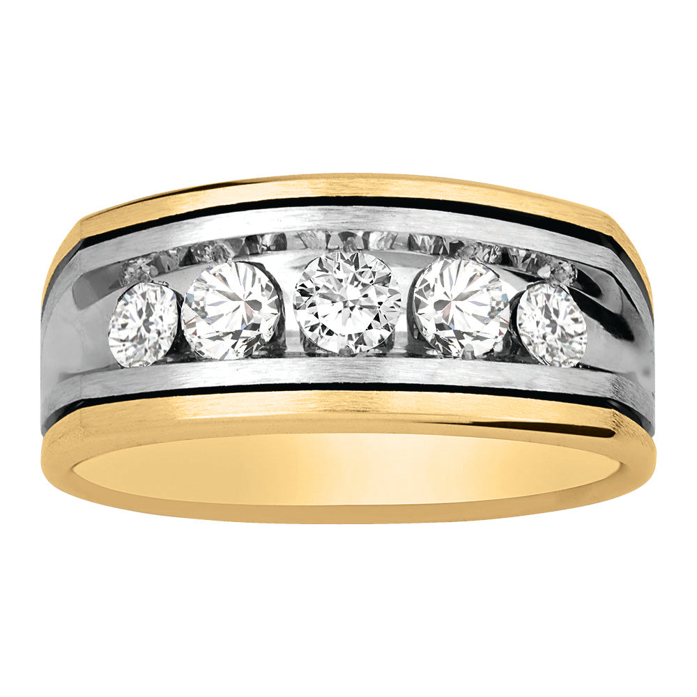 14K White Gold 1 CT Diamond Fashion Ring
