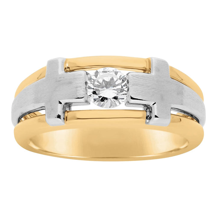 14K White Gold 1/2 ct tw Solitaire Diamond Ring
