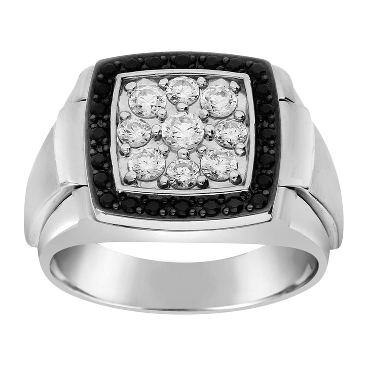 14K White Gold Multi-Diamond Fashion Ring