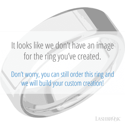10K Yellow Gold band with 4 Round and 5 Marquise Lab Grown Diamond having TCW-.47