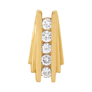 Multi-Diamond Round Pendant