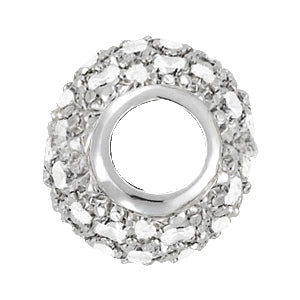 14K White Gold Diamond Fashion Pendant