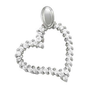 Platinum 1 CT Diamond Fashion Pendant Necklace