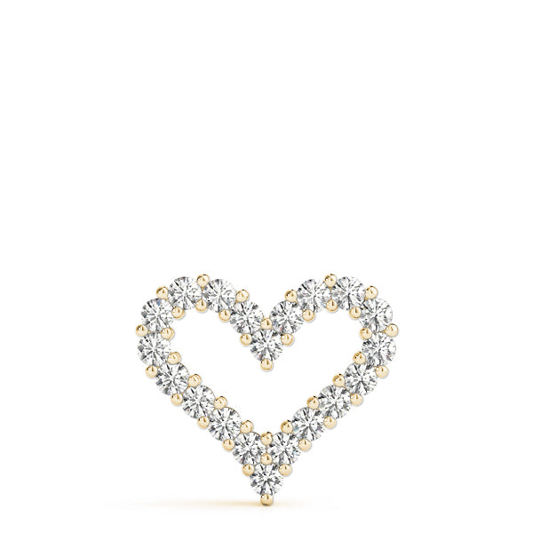 18K Yellow Gold 1 CT Diamond Fashion Pendant