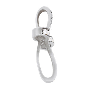 Platinum White Diamond Cross Pendant
