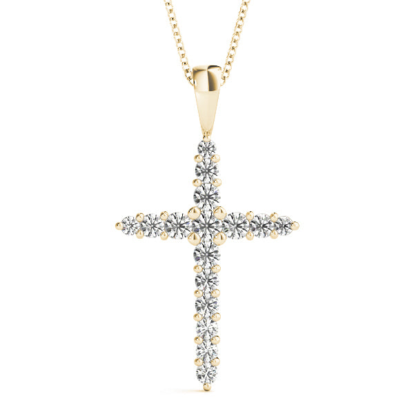 14K Yellow Gold 1 ct tw Fashion Diamond Pendant