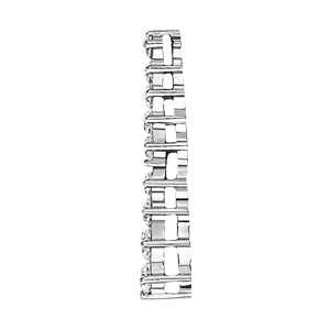 14K White Gold Diamond Journey Pendant