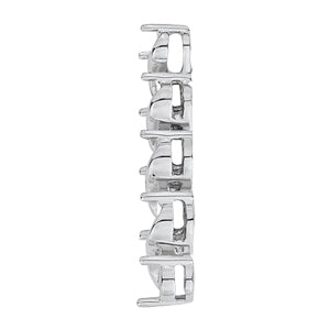 18K White Gold Diamond Journey Pendant