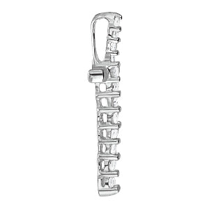 Multi-Diamond Cross Pendant