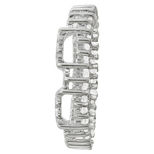Platinum Diamond Circle Fashion Pendant