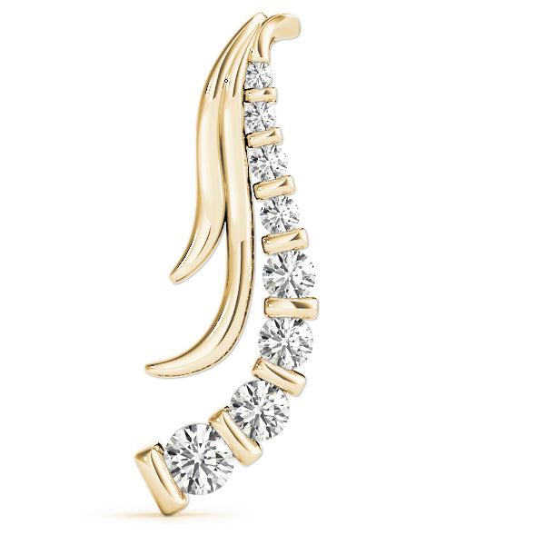 14K Yellow Gold 1 ct tw Fashion Diamond Pendant