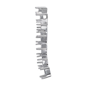 14K White Gold Square Diamond Pendant
