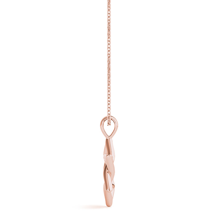 14K Rose Gold Fashion Pendant