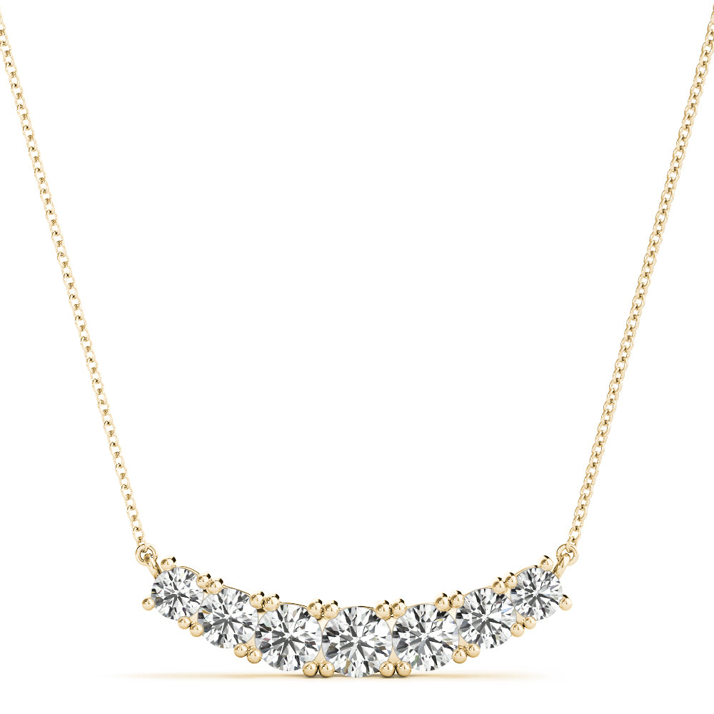 14K Yellow Gold 7/8 ct tw Fashion Diamond Pendant