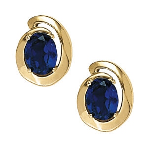Oval Diamond Single Earring