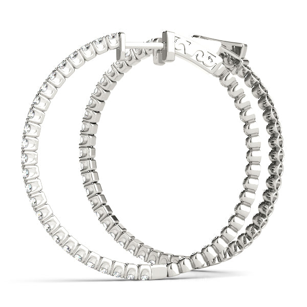14K White Gold Multi-Stone Round Diamond Ring