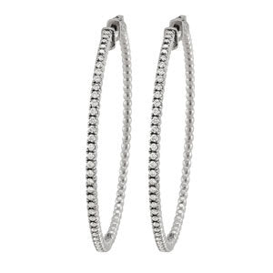 14K White Gold Multi-Stone Round Diamond Ring