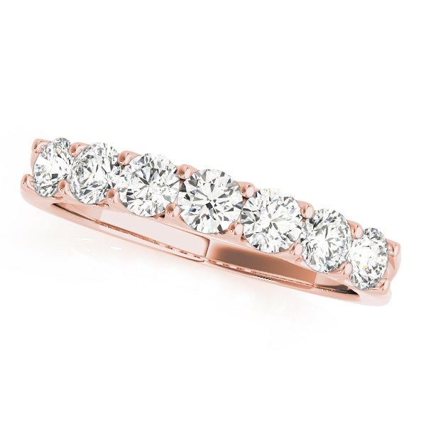 14K Rose Gold Diamond Wedding Ring