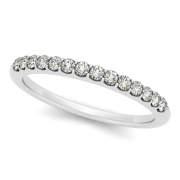 Platinum 1/5 CT Diamond Wedding Band