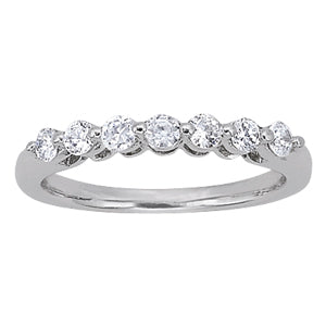 Platinum White Diamond Wedding Ring