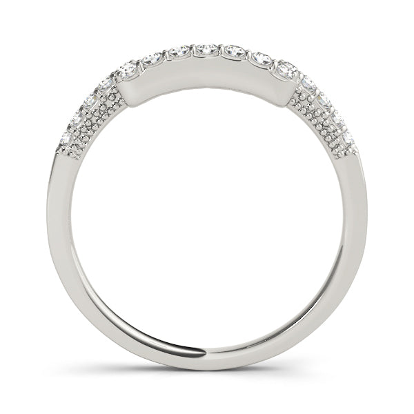 Platinum White Diamond Wedding Ring