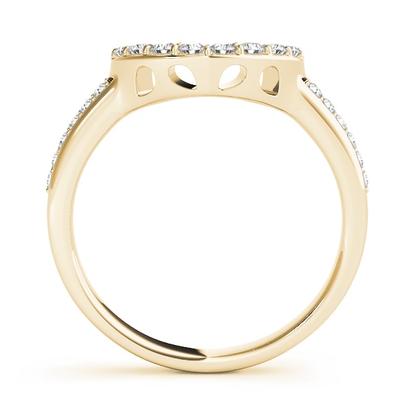 18K Yellow Gold 1/4 ct tw Diamond Wedding Ring
