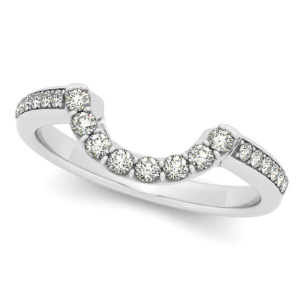 Platinum 1/4 ct tw Diamond Wedding Ring