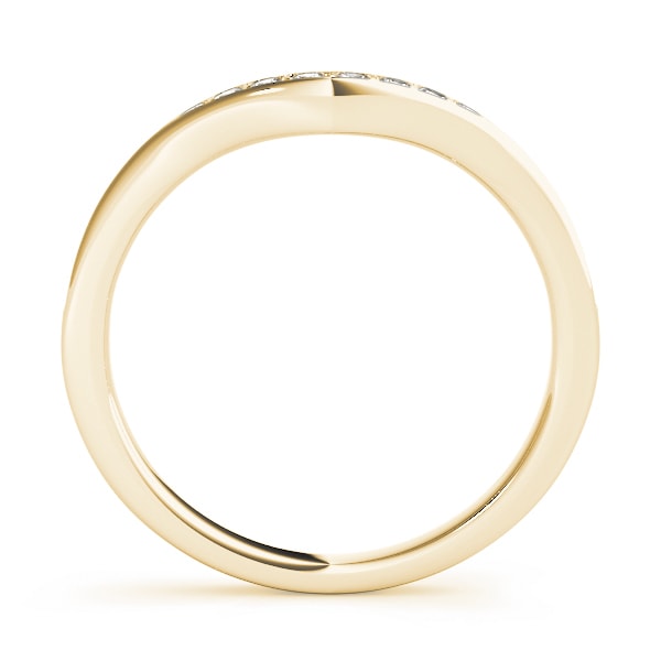 14K Yellow Gold 1/5 ct tw Diamond Wedding Ring
