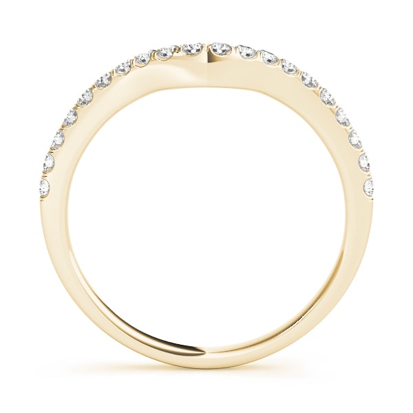 18K Yellow Gold 1/4 ct tw Diamond Wedding Ring