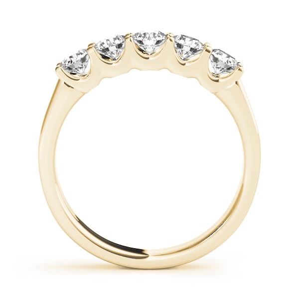 18K Yellow Gold 3/4 ct tw Diamond Wedding Ring