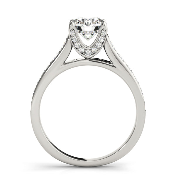 Platinum 1.33ctw Round Diamond Engagement Ring