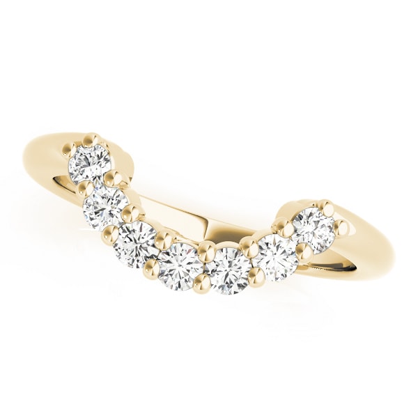14K Yellow Gold 3/8 ct tw Diamond Wedding Ring