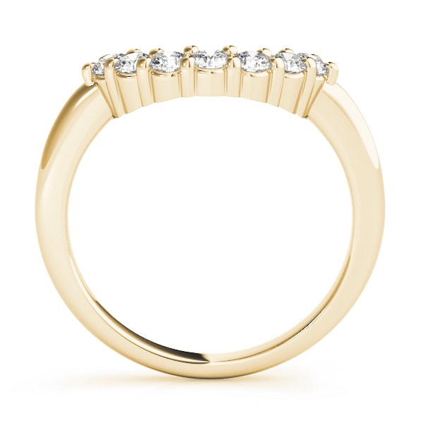 14K Yellow Gold 3/8 ct tw Diamond Wedding Ring