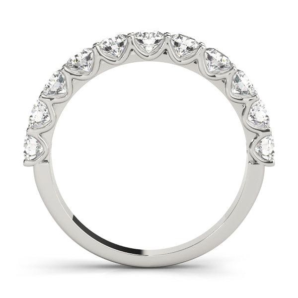 Platinum 1ctw Round Diamond Wedding Band