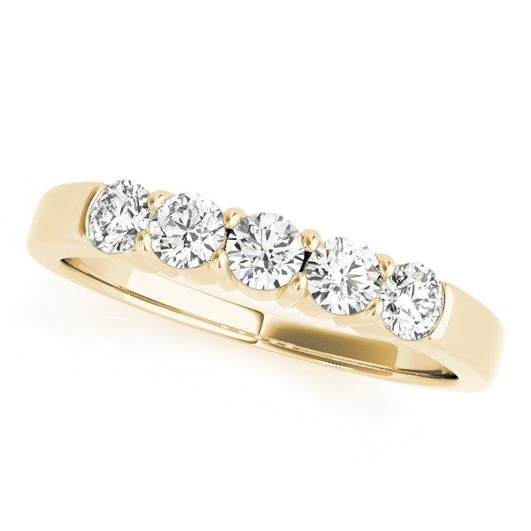 14K Yellow Gold 1/2 ct tw Diamond Wedding Ring