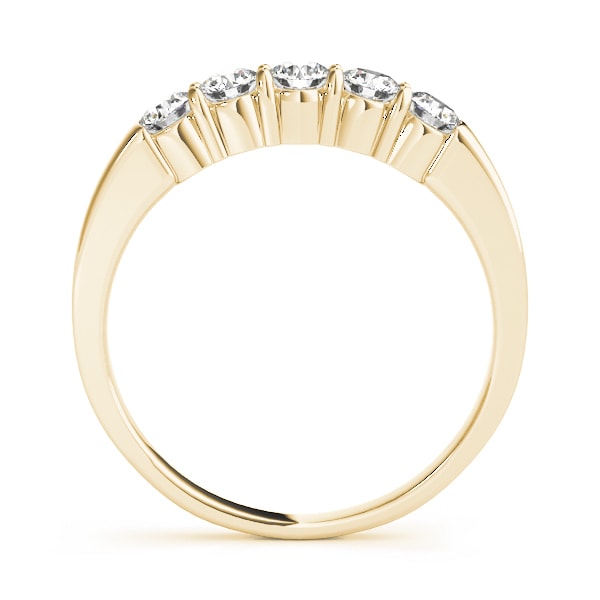 18K Yellow Gold 1/2 ct tw Diamond Wedding Ring