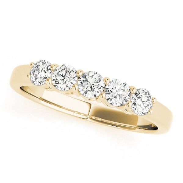 14K Yellow Gold 1/2 ct tw Diamond Wedding Ring