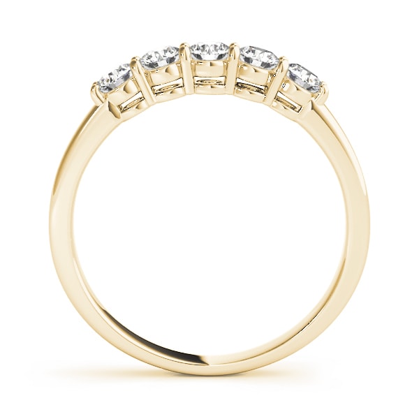 14K Yellow Gold 1/2 ct tw Diamond Wedding Ring