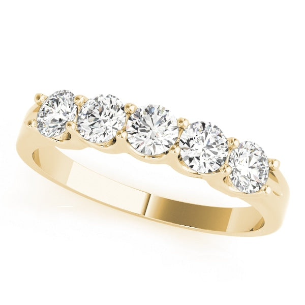 18K Yellow Gold 1/2 ct tw Diamond Wedding Ring