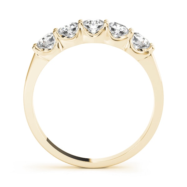 18K Yellow Gold 1/2 ct tw Diamond Wedding Ring