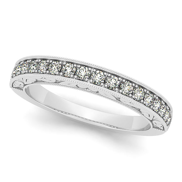 Platinum White Diamond Wedding Ring