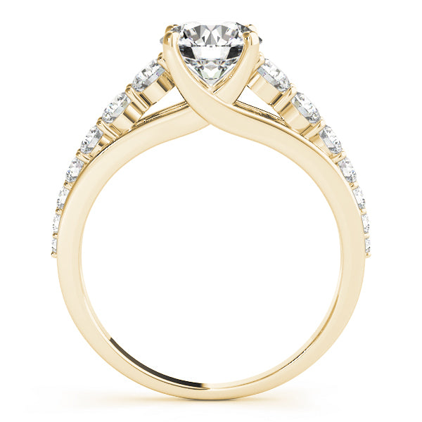 14K Yellow Gold 1 ct Diamond Engagement Ring
